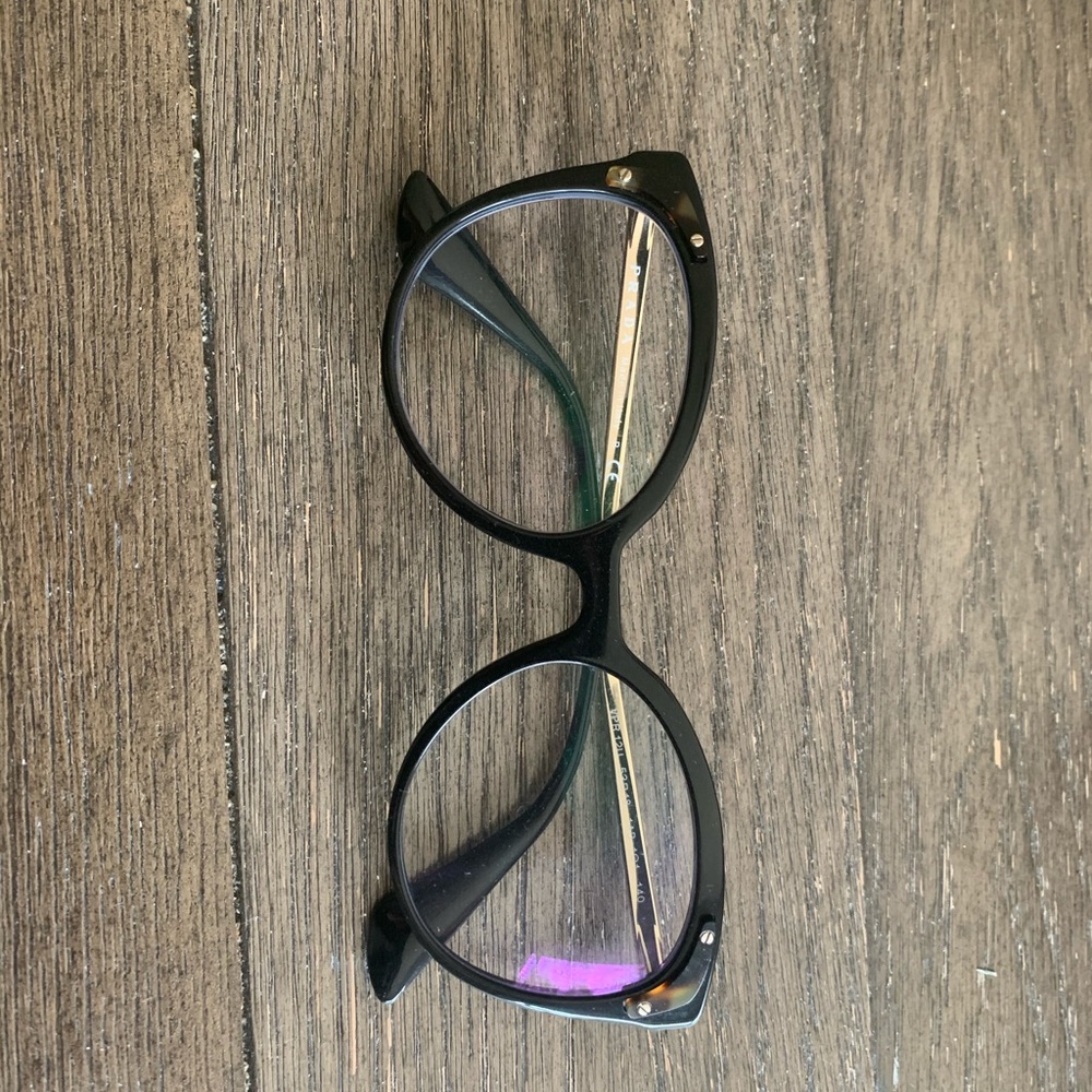 Prada Frames w/ Clear Non-Prescription Lenses